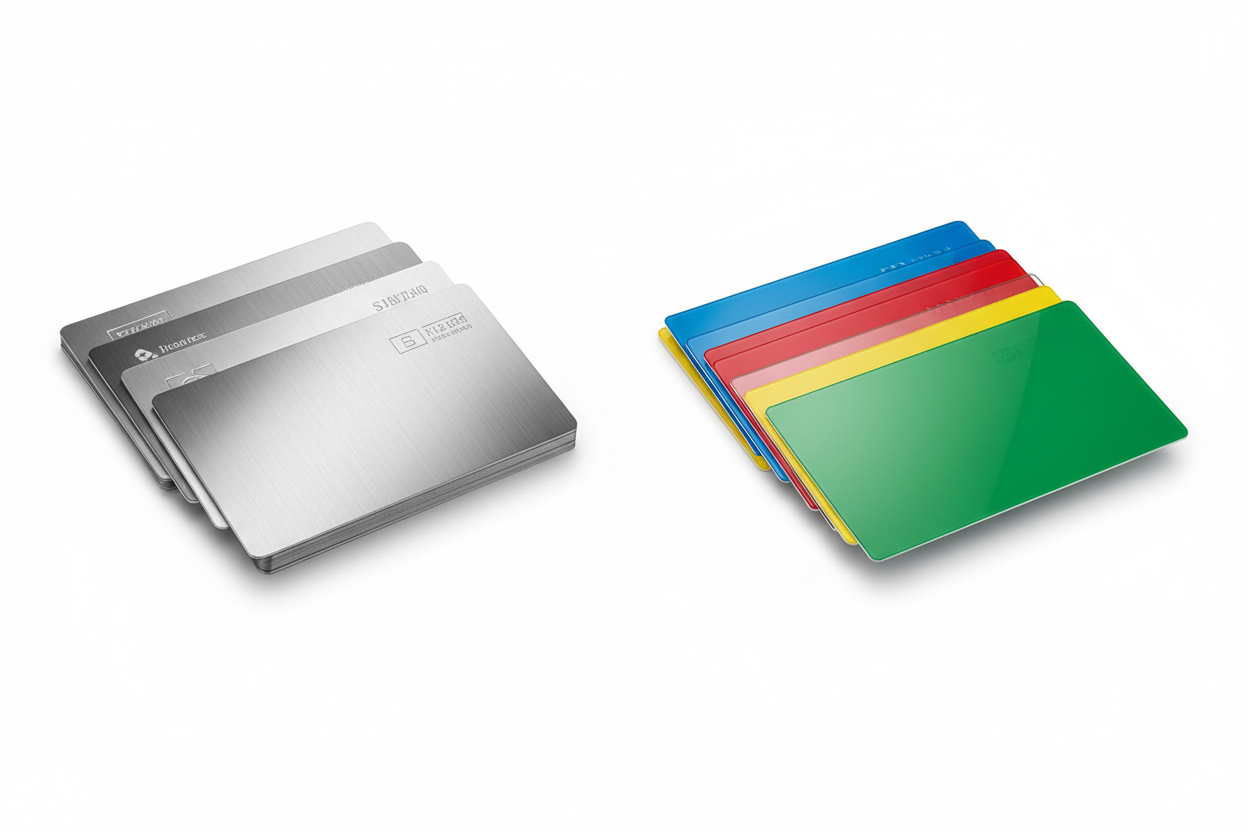 Metal vs PVC Business Cards