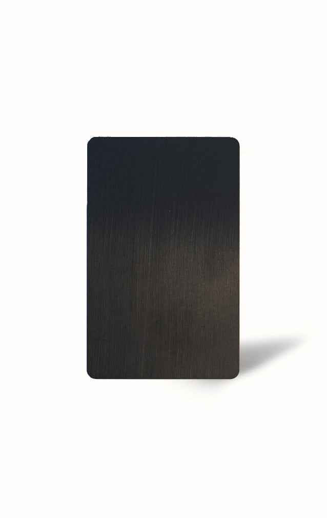 Black PVC Business Card – Laser Engraved
