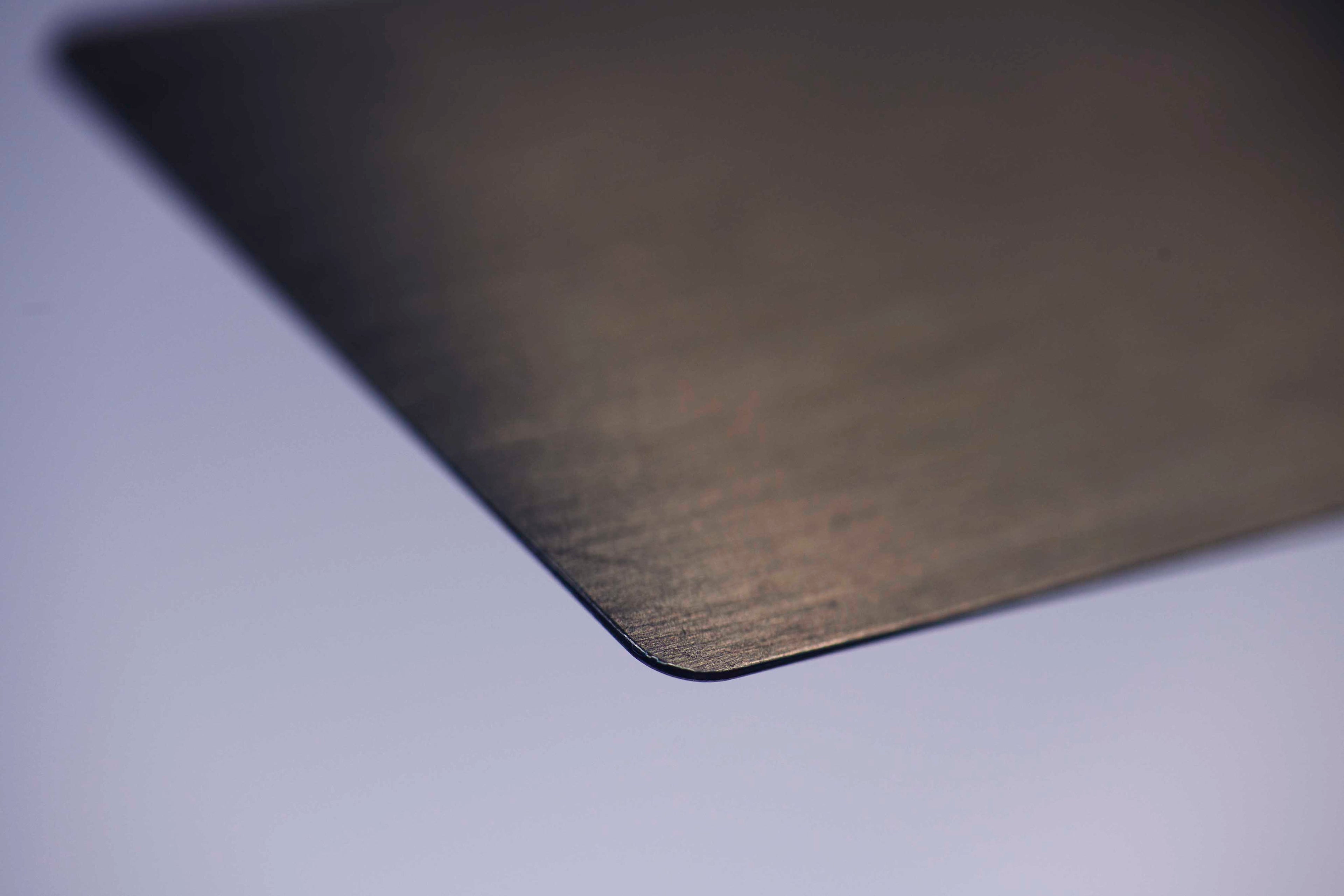 Black PVC Business Card – Laser Engraved