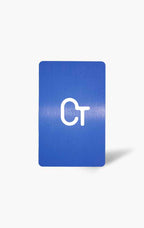 Blue PVC Business Card – Laser Engraved