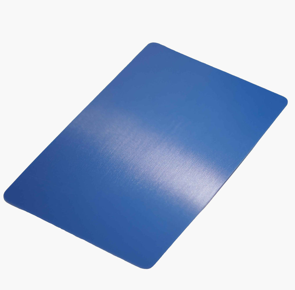 Blue PVC Business Card – Laser Engraved