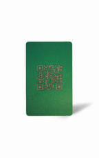 Green PVC Business Card – Laser Engraved