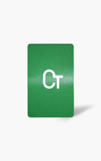 Green PVC Business Card – Laser Engraved