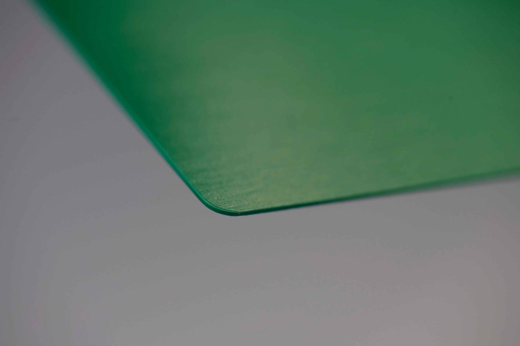 Green PVC Business Card – Laser Engraved