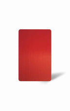 Red PVC Business Card – Laser Engraved