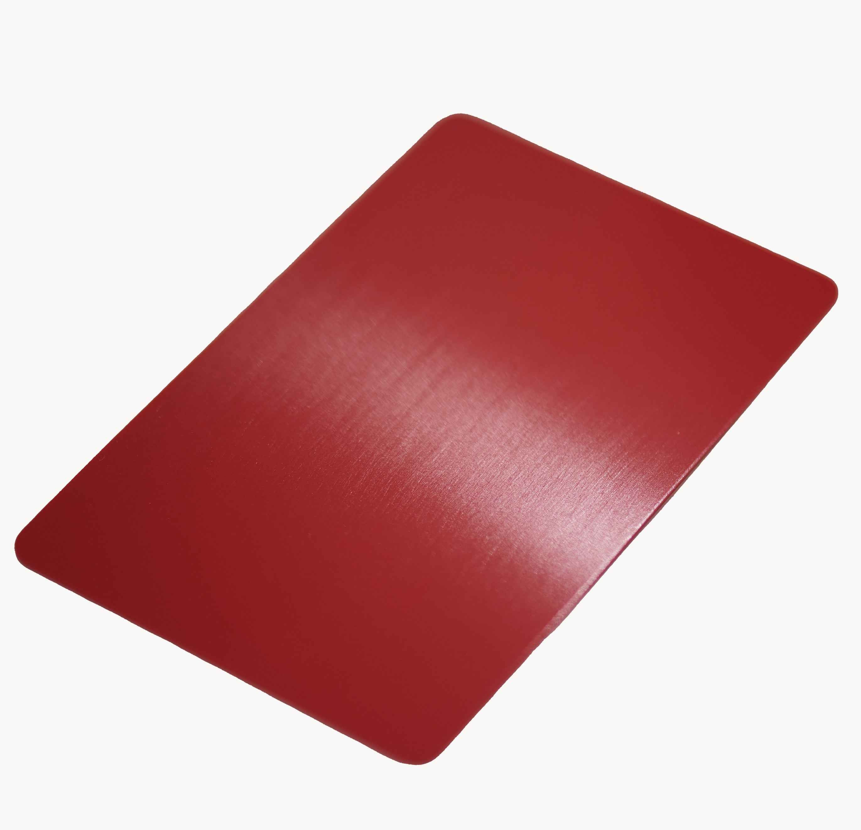 Red PVC Business Card – Laser Engraved