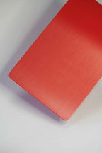 Red PVC Business Card – Laser Engraved